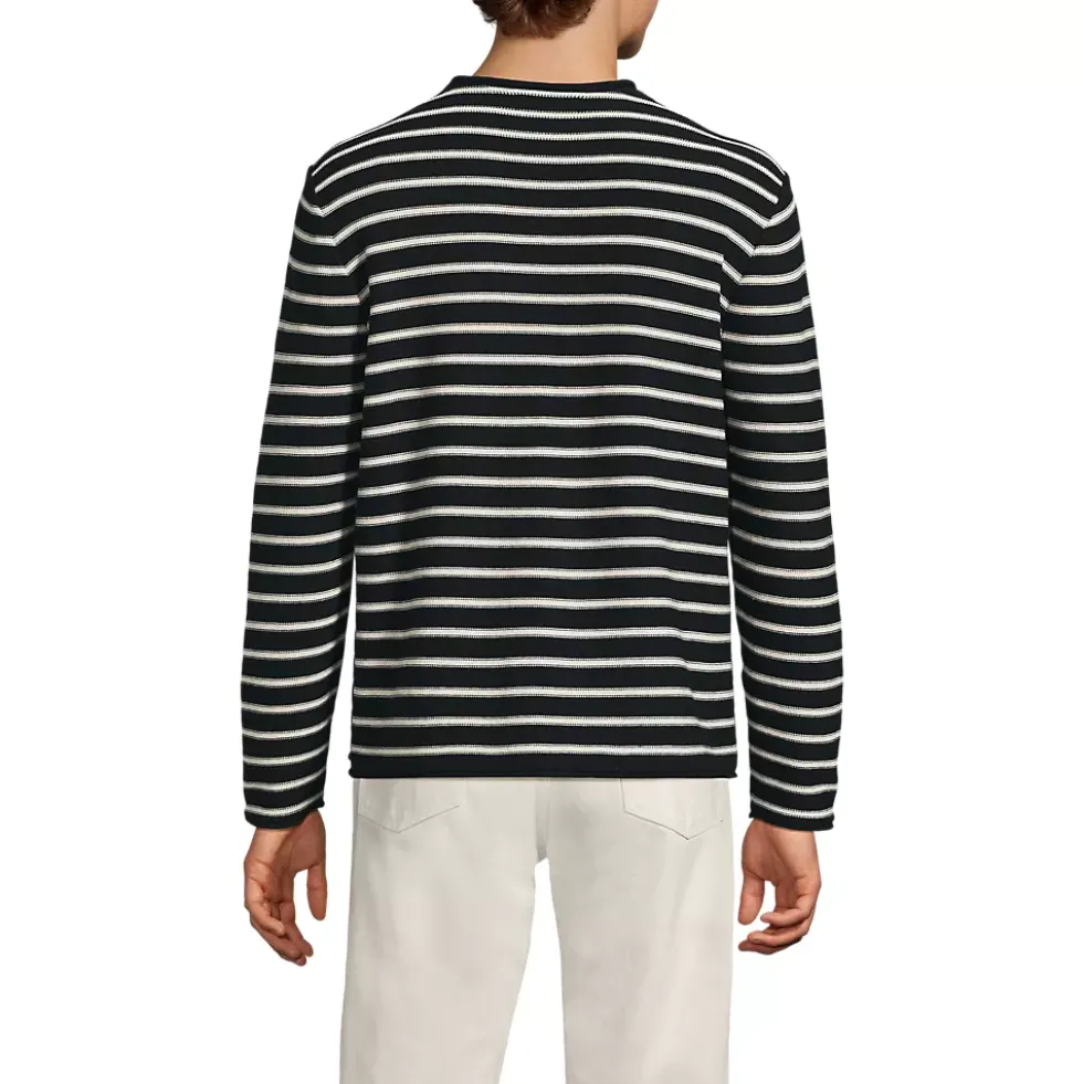 Men's Long Sleeve Cotton Rollneck Sweater