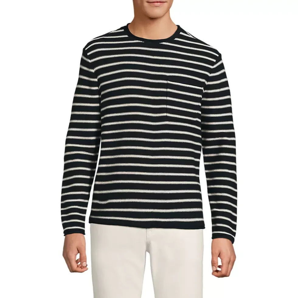 Men's Long Sleeve Cotton Rollneck Sweater