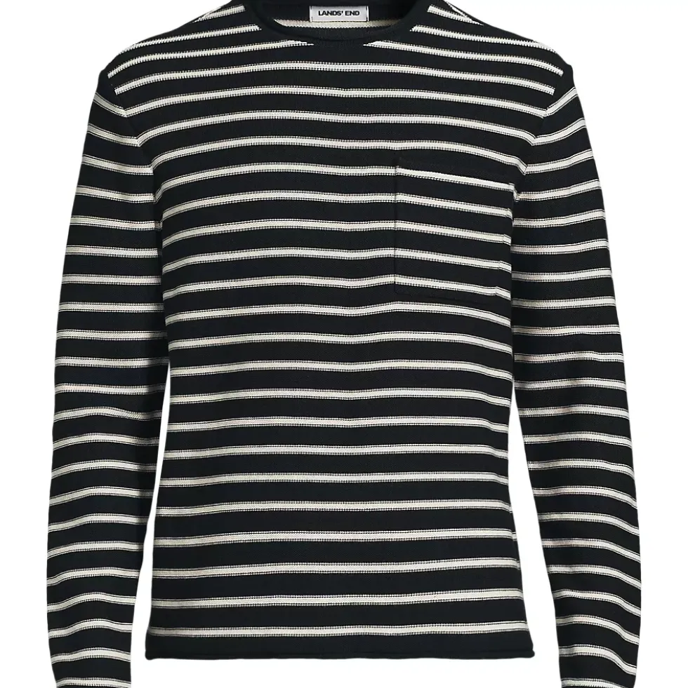 Men's Long Sleeve Cotton Rollneck Sweater