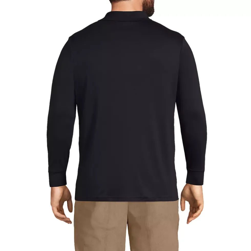 Men's Long Sleeve Cotton Supima Polo Shirt
