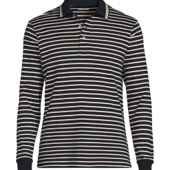 Men's Long Sleeve Cotton Supima Polo Shirt