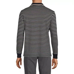 Men's Long Sleeve Cotton Supima Polo Shirt