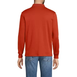 Men's Long Sleeve Cotton Supima Polo Shirt