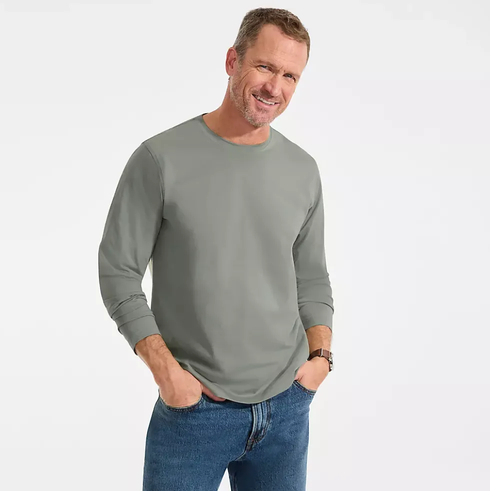 Men's Long Sleeve Cotton Supima Tee