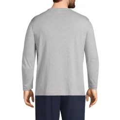 Men's Long Sleeve Cotton Supima Henley