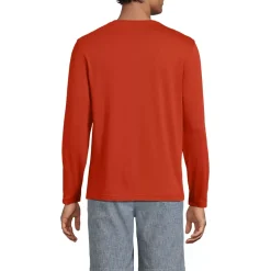 Men's Long Sleeve Cotton Supima Henley