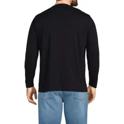 Men's Long Sleeve Cotton Supima Henley