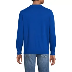 Men's Long Sleeve Cotton Sweater Polo