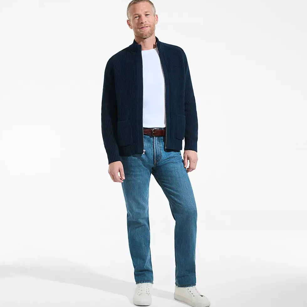 Men's Long Sleeve Drifter Full Zip Cardigan Sweater