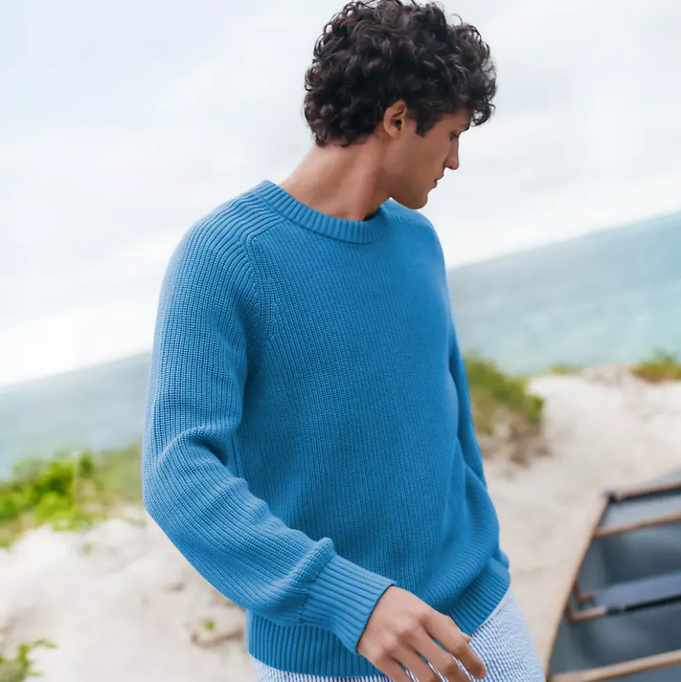 Men's Long Sleeve Drifter Marl Crewneck Sweater