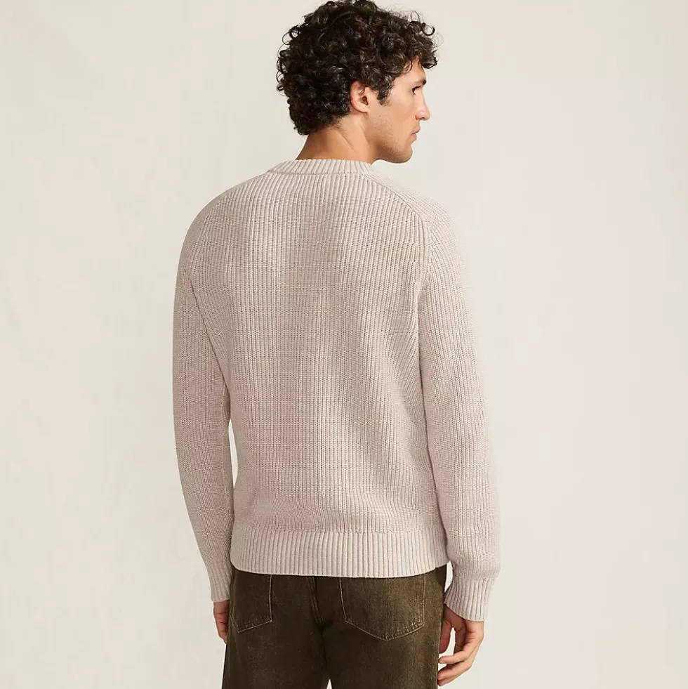 Men's Long Sleeve Drifter Marl Crewneck Sweater