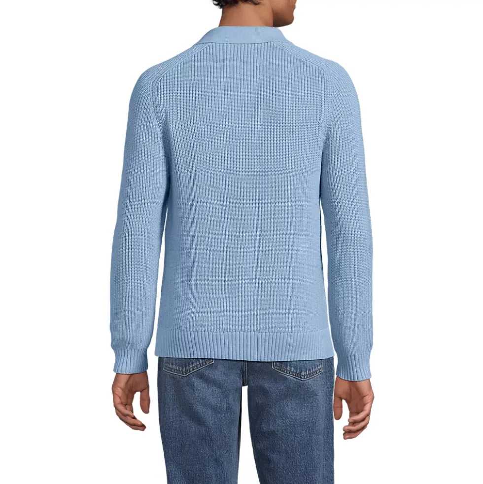 Men's Long Sleeve Drifter Polo Sweater