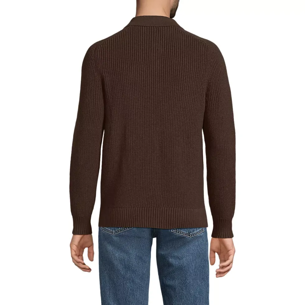 Men's Long Sleeve Drifter Polo Sweater