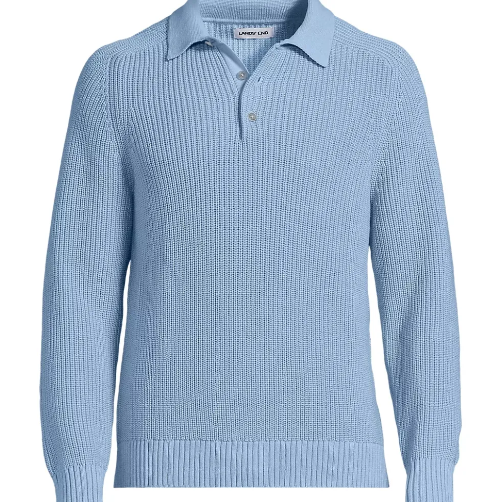 Men's Long Sleeve Drifter Polo Sweater