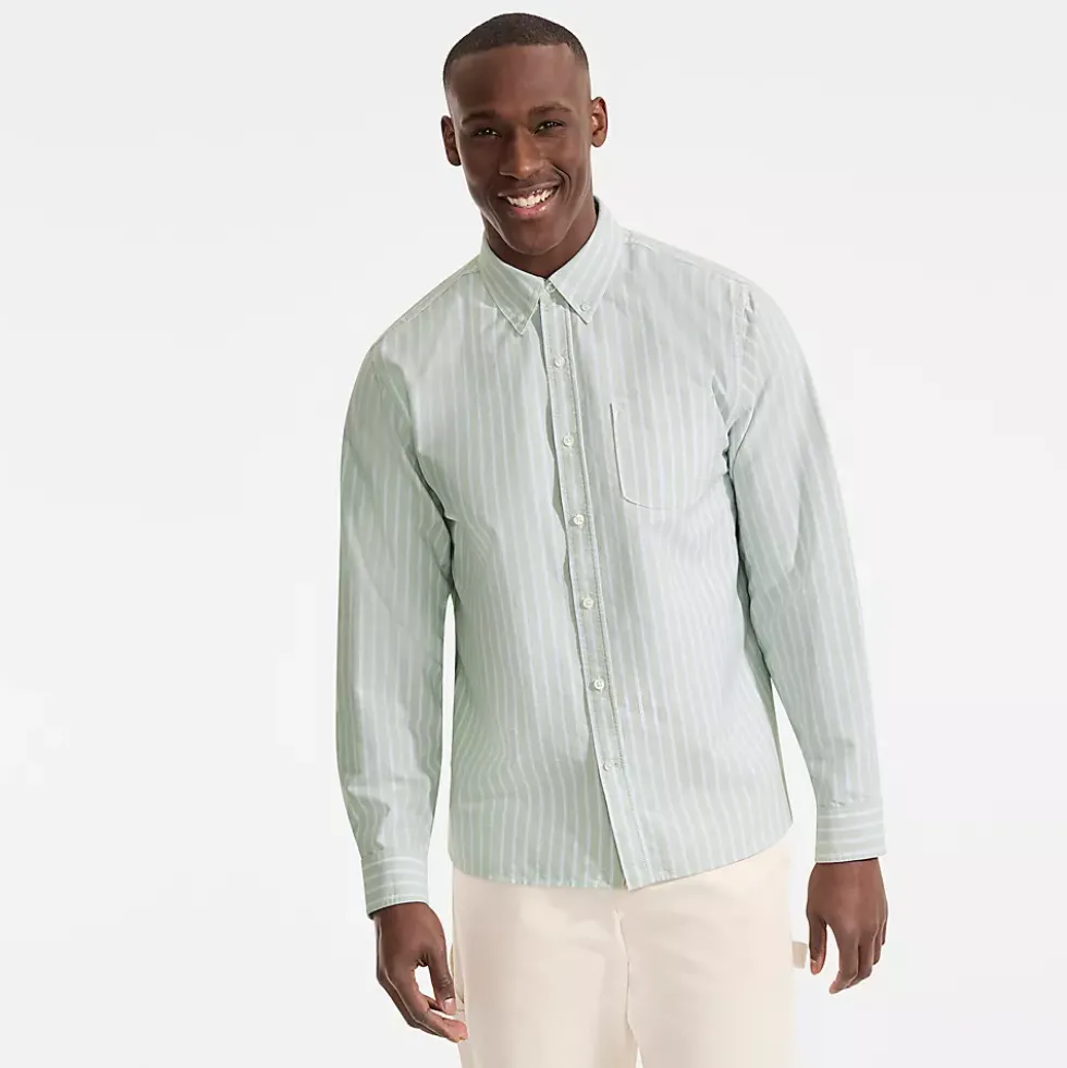 Men's Long Sleeve Easy Fit Sail Rigger Oxford Shirt