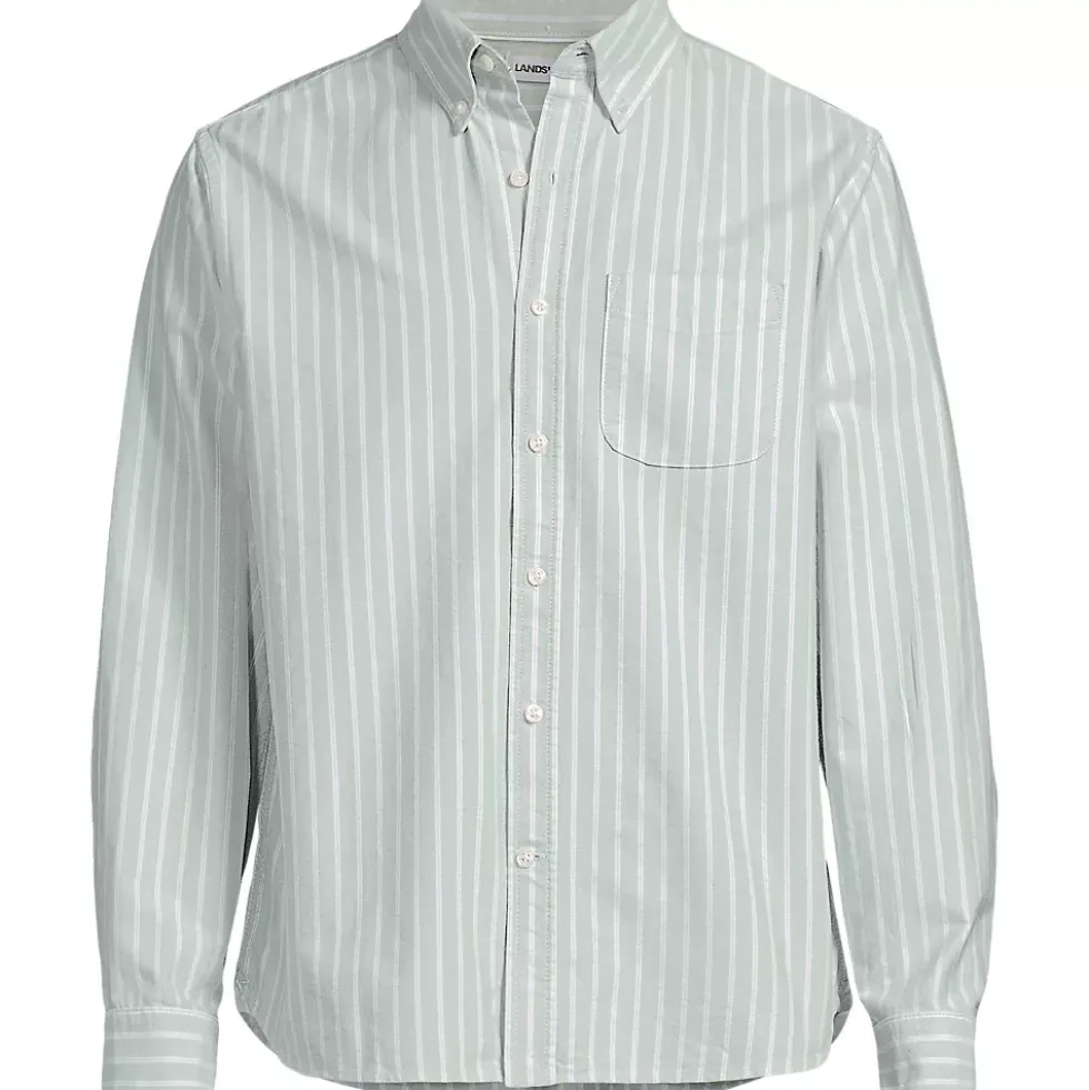 Men's Long Sleeve Easy Fit Sail Rigger Oxford Shirt