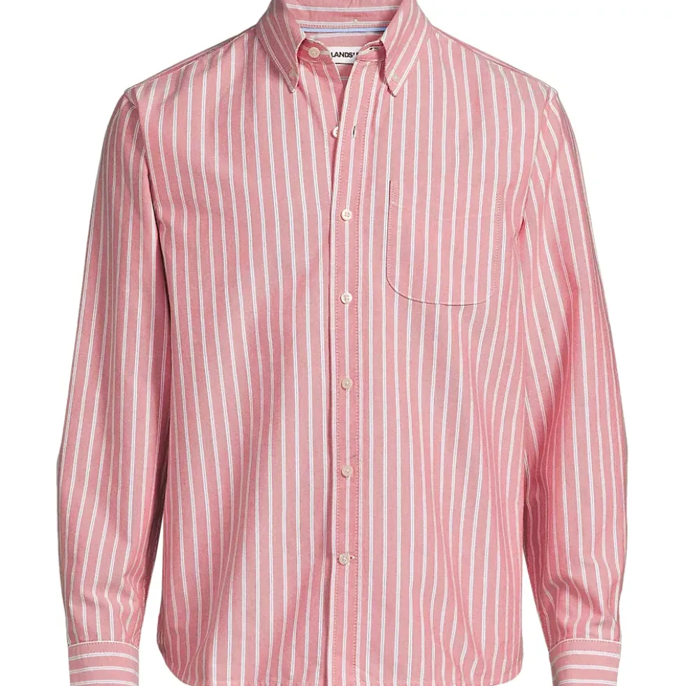 Men's Long Sleeve Easy Fit Sail Rigger Oxford Shirt