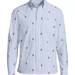 Men's Long Sleeve Easy Fit Sail Rigger Oxford Shirt
