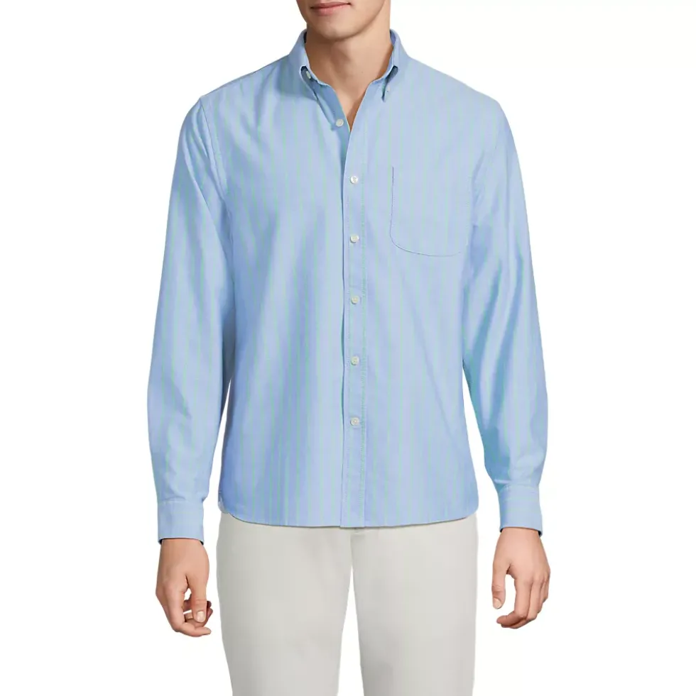 Men's Long Sleeve Easy Fit Sail Rigger Oxford Shirt