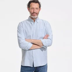 Men's Long Sleeve Easy Fit Sail Rigger Oxford Shirt