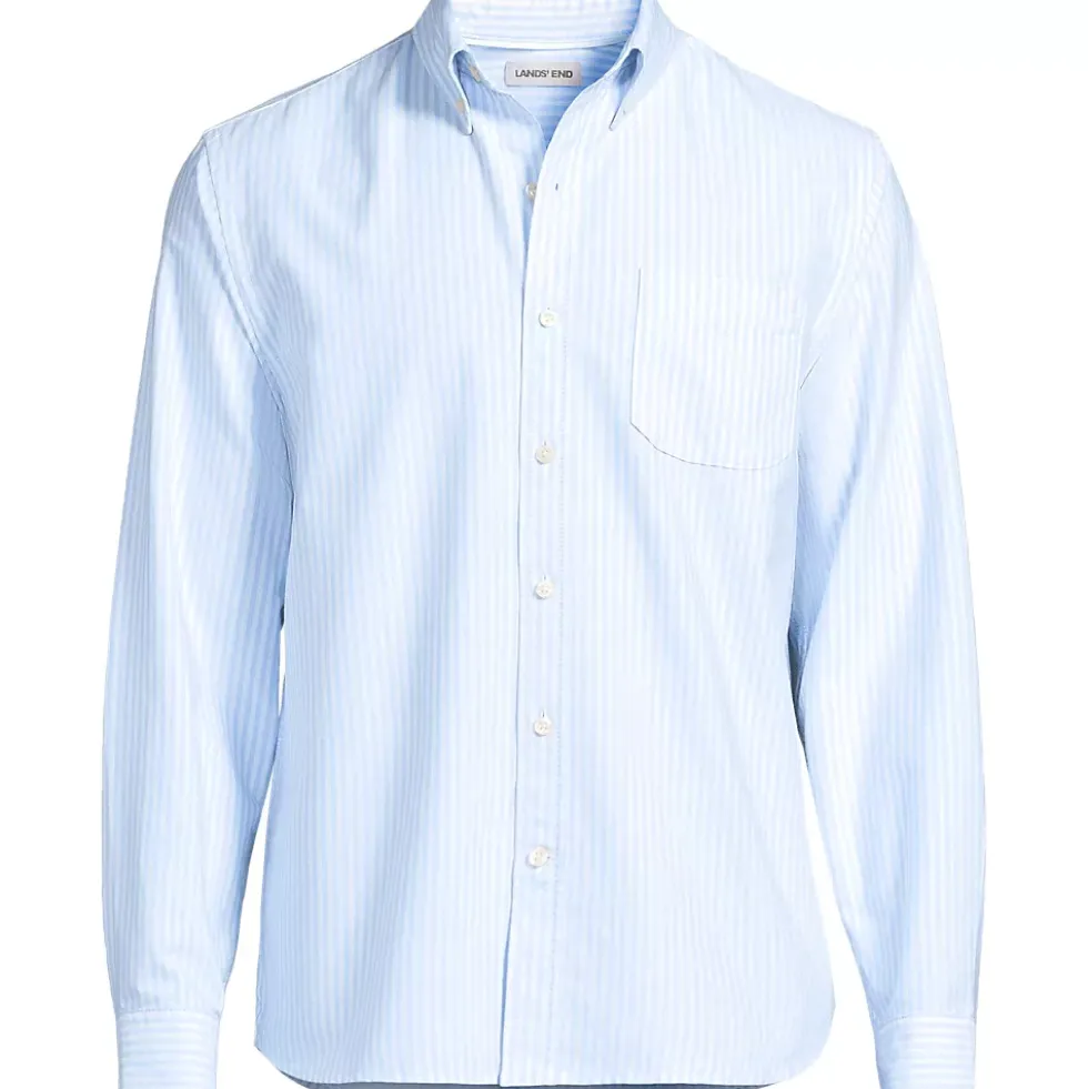 Men's Long Sleeve Easy Fit Sail Rigger Oxford Shirt