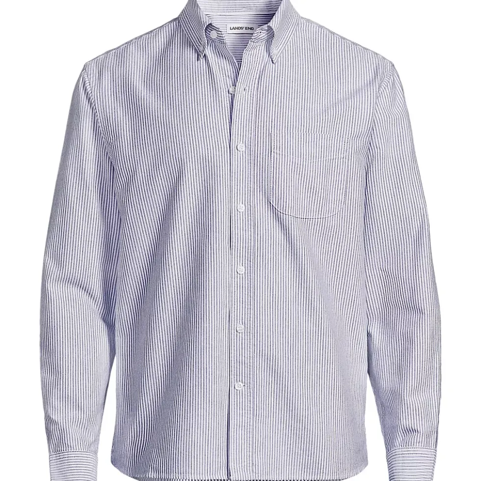 Men's Long Sleeve Easy Fit Sail Rigger Oxford Shirt