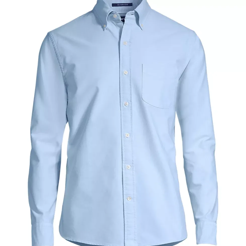 Men's Long Sleeve Easy Fit Sail Rigger Oxford Shirt