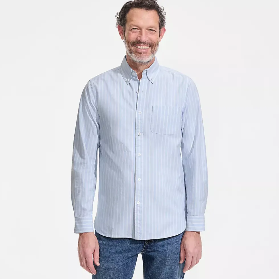 Men's Long Sleeve Easy Fit Sail Rigger Oxford Shirt
