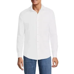 Men's Long Sleeve Knit Oxford Shirt