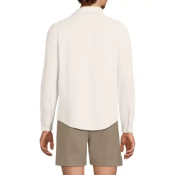 Men's Long Sleeve Knit Travel Kit Oxford Shirt