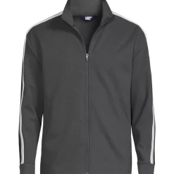 Men's Long Sleeve Knit Twill Track Full Zip