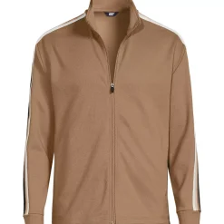 Men's Long Sleeve Knit Twill Track Full Zip