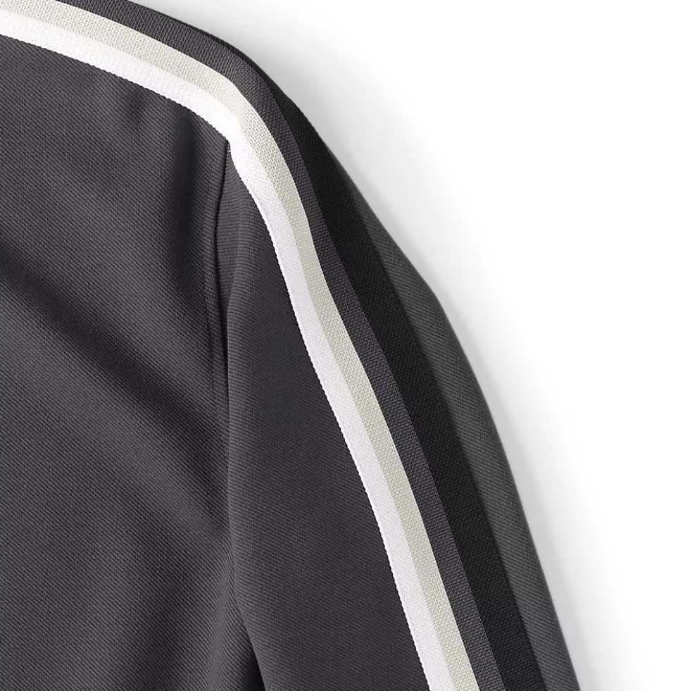Men's Long Sleeve Knit Twill Track Full Zip