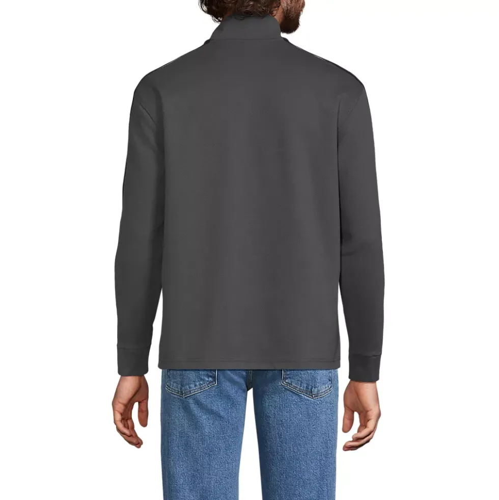 Men's Long Sleeve Knit Twill Track Full Zip
