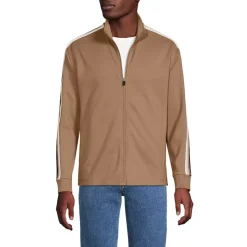 Men's Long Sleeve Knit Twill Track Full Zip