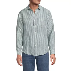 Men's Long Sleeve Linen Shirt