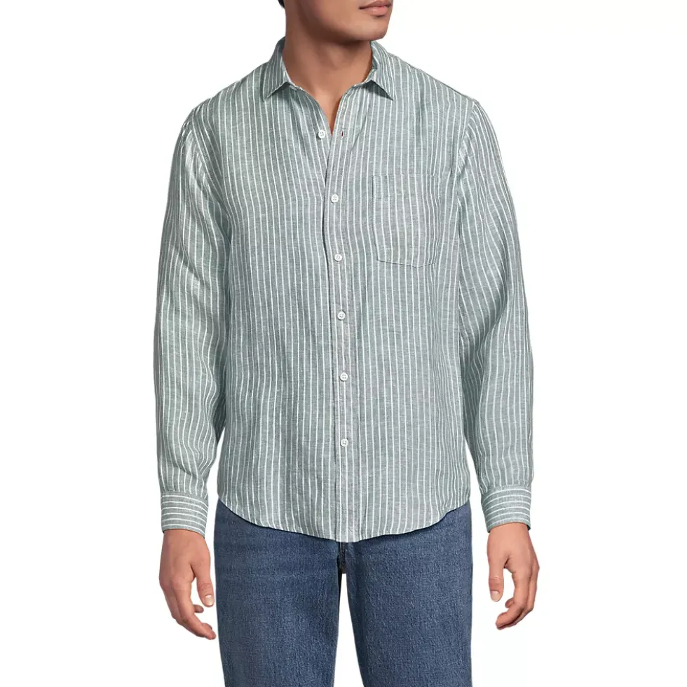 Men's Long Sleeve Linen Shirt