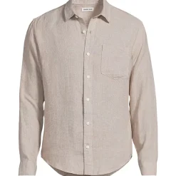 Men's Long Sleeve Linen Shirt