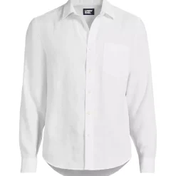 Men's Long Sleeve Linen Shirt