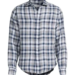Men's Long Sleeve Linen Shirt
