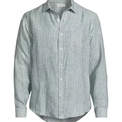 Men's Long Sleeve Linen Shirt