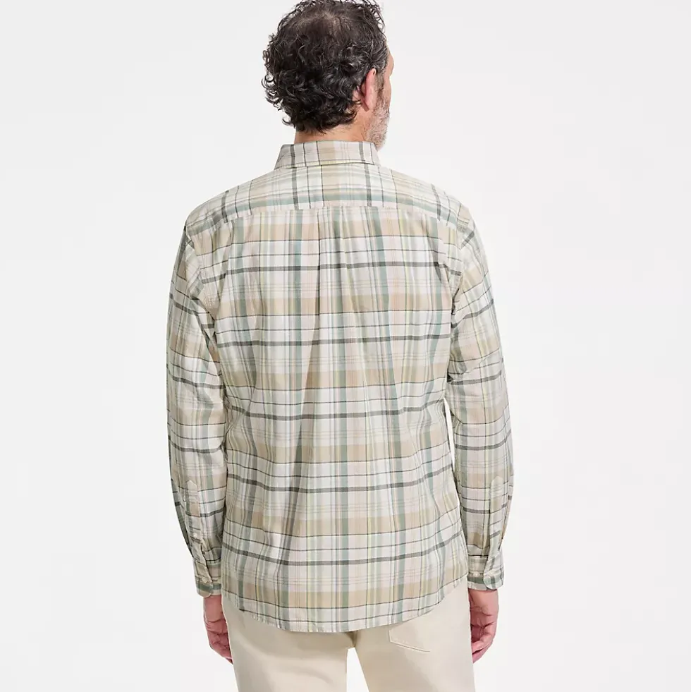 Men's Long Sleeve Madras Shirt