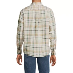Men's Long Sleeve Madras Shirt