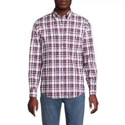 Men's Long Sleeve Madras Shirt