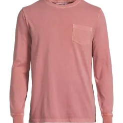 Mens Long Sleeve Pocket Sun Faded Super-T Tee