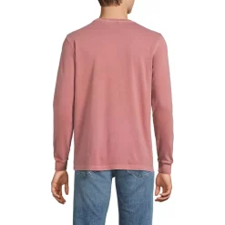 Mens Long Sleeve Pocket Sun Faded Super-T Tee