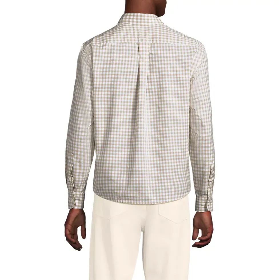 Men's Long Sleeve Poplin Shirt