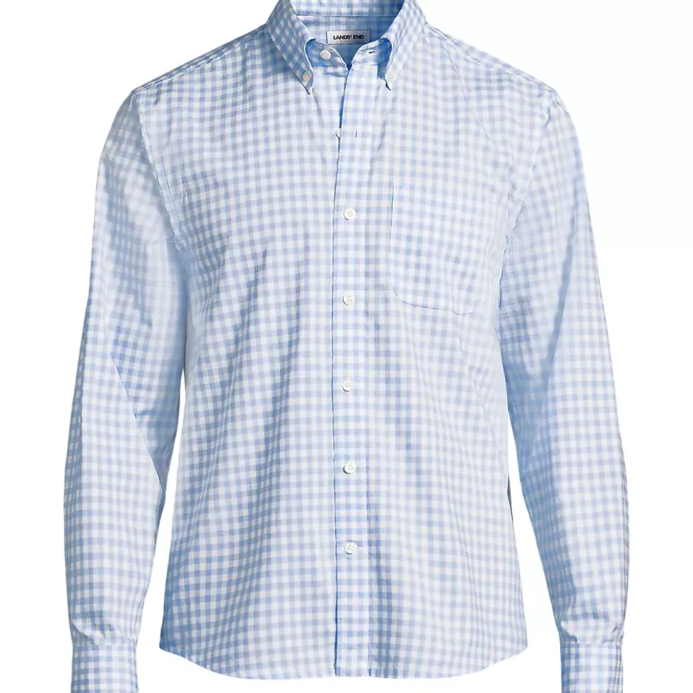 Men's Long Sleeve Poplin Shirt