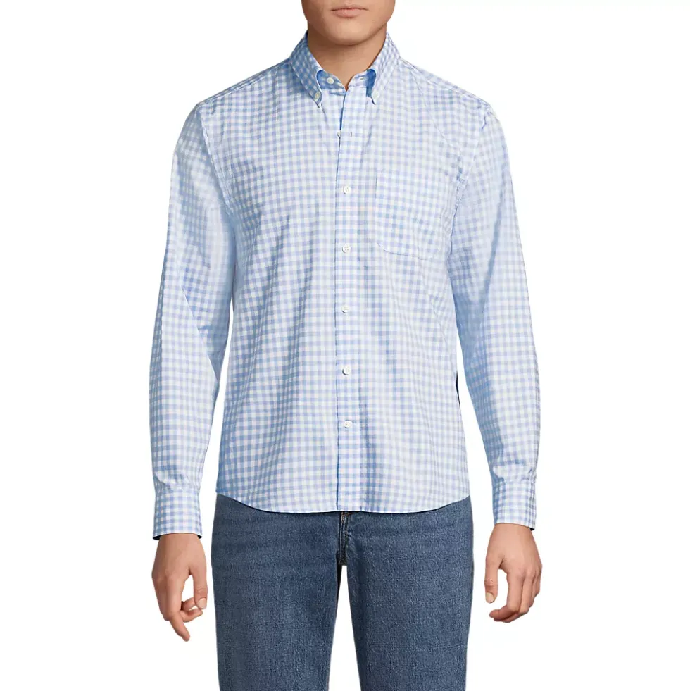 Men's Long Sleeve Poplin Shirt