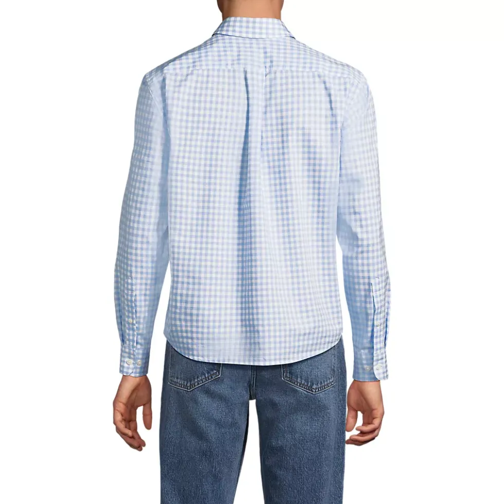 Men's Long Sleeve Poplin Shirt